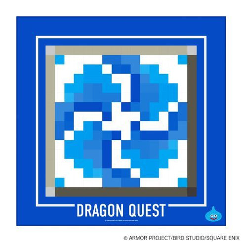 『ドラゴンクエスト』ドットフィールドハンカチ たびのとびらに スライムが あらわれた!